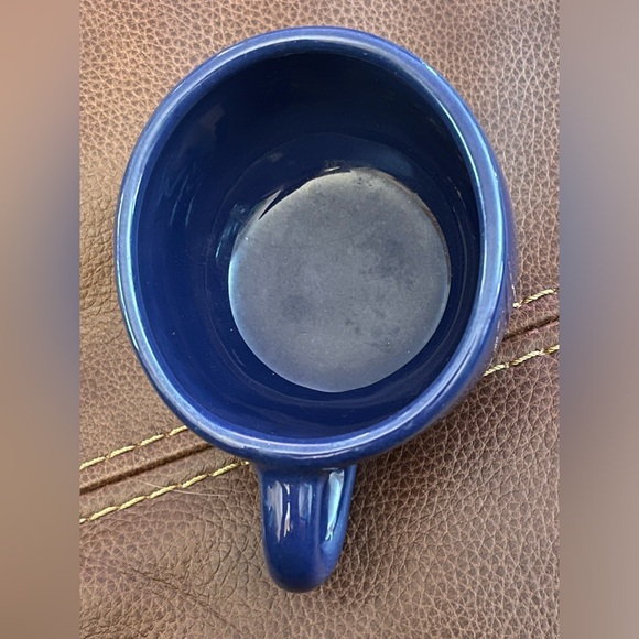 RARE Vintage Wellfleet Pottery Cobalt Blue Mug / Coffee Cup   Handmade Cape Cod - Picture 8 of 10